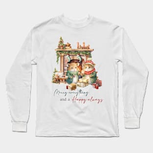 Christmas Wishes Quote Long Sleeve T-Shirt